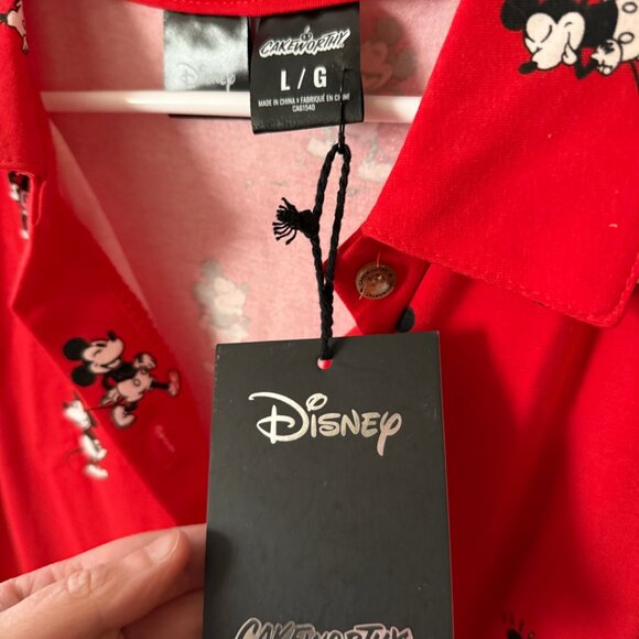 Mickey Mouse Button Dress size L by Cakeworthy | NWT! - Picture 5 of 6